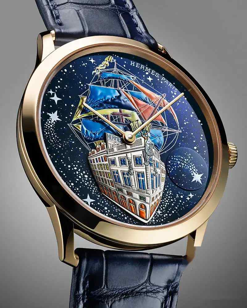 爱马仕全新力作！Slim d’Hermès Flagship工艺腕表，带你遨游诗意夜空！ | 奈斯探表