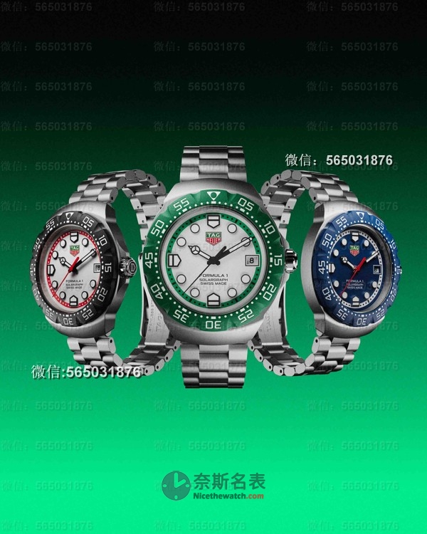 光能驱动+炫彩设计！泰格豪雅F1系列腕表成赛道新宠！ | 奈斯探表