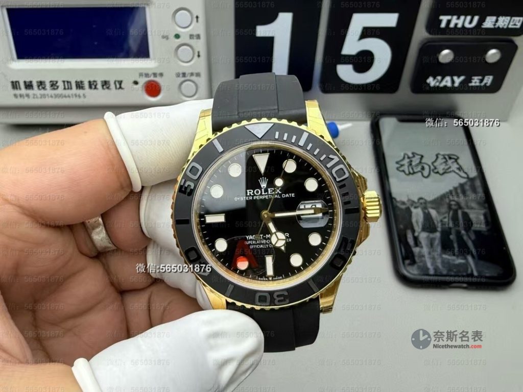 复刻表天花板!VS厂劳力士黄金游艇V3实测,148克配重太惊艳 | 奈斯探表 复刻表天花板!VS厂劳力士黄金游艇V3实测,148克配重太惊艳 | 奈斯探表