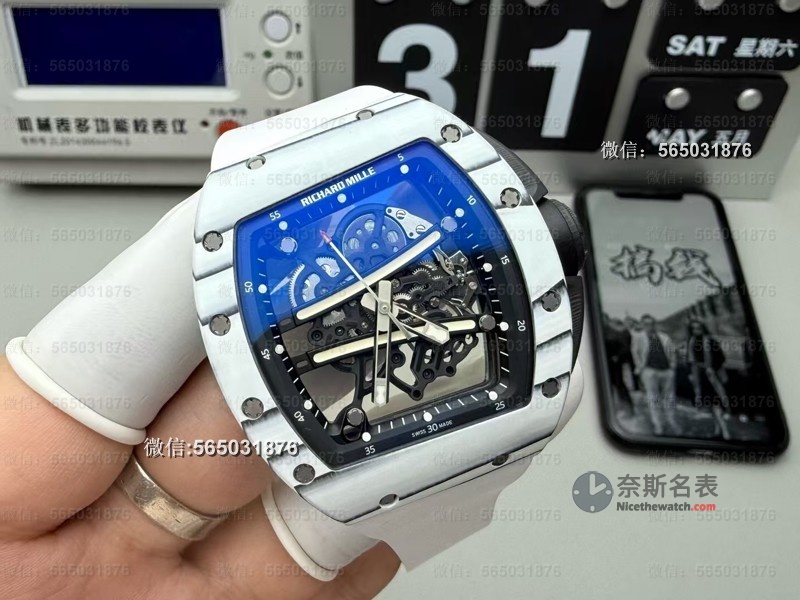 颠覆市场认知的复刻神器!ZF RM061白跑道腕表细节解析,比原装还惊艳 | 奈斯探表 颠覆市场认知的复刻神器!ZF RM061白跑道腕表细节解析,比原装还惊艳 | 奈斯探表
