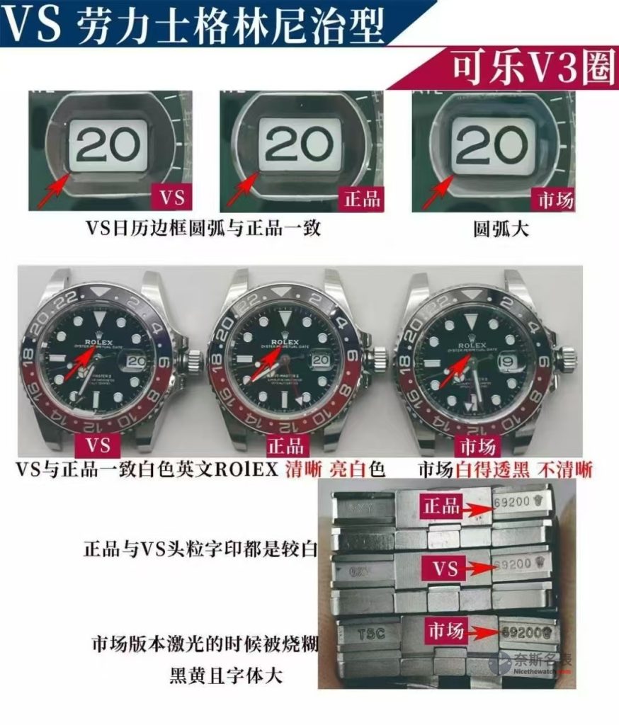VS厂放大招!VS厂V3可乐圈横评,丹东3285机芯+高通透镜面+原版圈口太惊艳 | 奈斯探表 VS厂放大招!VS厂V3可乐圈横评,丹东3285机芯+高通透镜面+原版圈口太惊艳 | 奈斯探表
