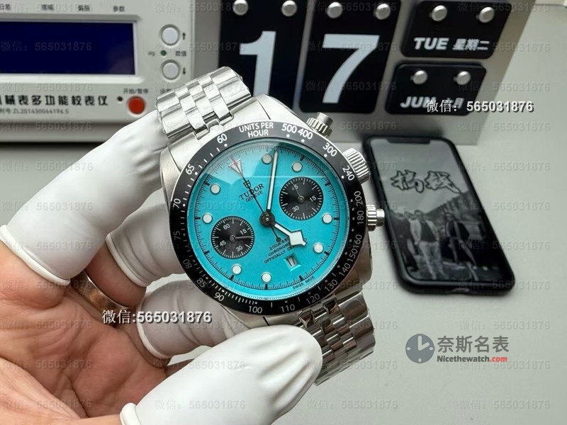 周杰伦同款来了!BLS厂帝舵火烈鸟蓝实测,雪花针太圈粉了 | 奈斯探表 周杰伦同款来了!BLS厂帝舵火烈鸟蓝实测,雪花针太圈粉了 | 奈斯探表