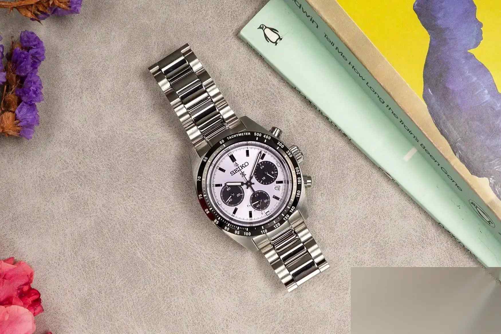 精工爆款来袭！江户紫限量计时码表开箱：6个月太阳能续航+夜光显示，田径迷必入！ | 奈斯探表