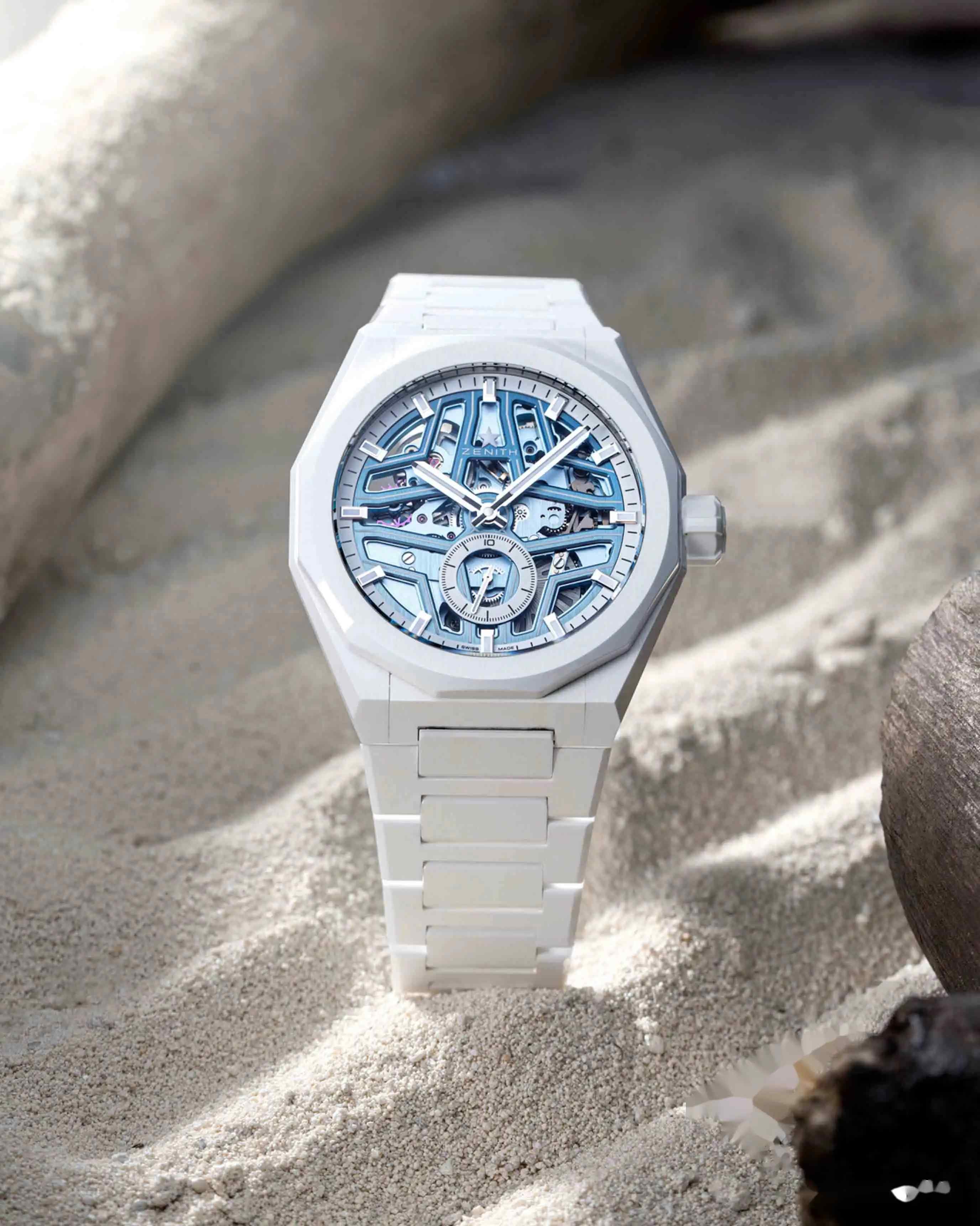 【限量100枚】真力时DEFY White Surfer陶瓷腕表终章登场!冰蓝镂空美炸了! | 奈斯探表 【限量100枚】真力时DEFY White Surfer陶瓷腕表终章登场!冰蓝镂空美炸了! | 奈斯探表