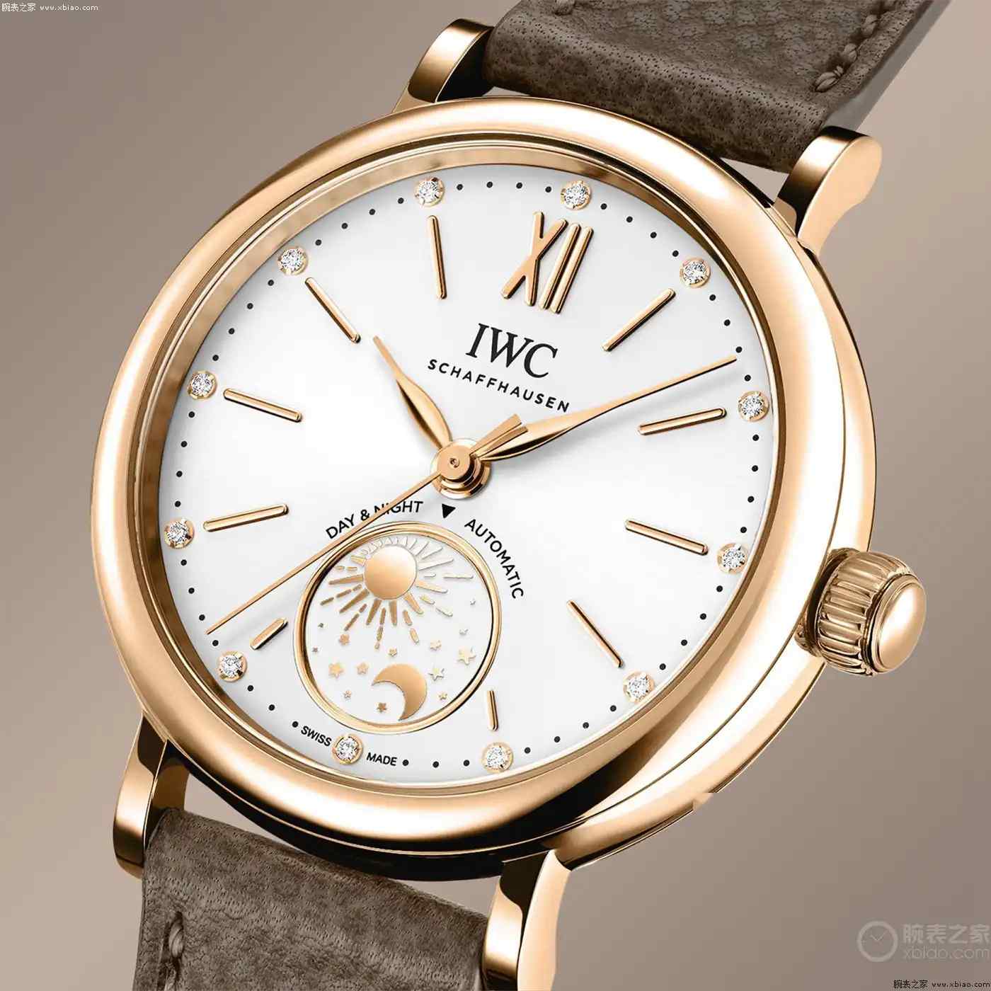13万预算必看！IWC这款红金昼夜表，钻石镶嵌美到窒息！ | 奈斯探表