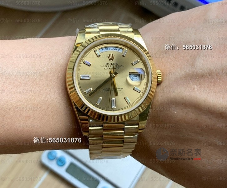 209克完美配重!RC厂配重版Day-Date(简称DD)横评:这才是真正的'金表'体验 | 奈斯探表 209克完美配重!RC厂配重版Day-Date(简称DD)横评:这才是真正的'金表'体验 | 奈斯探表