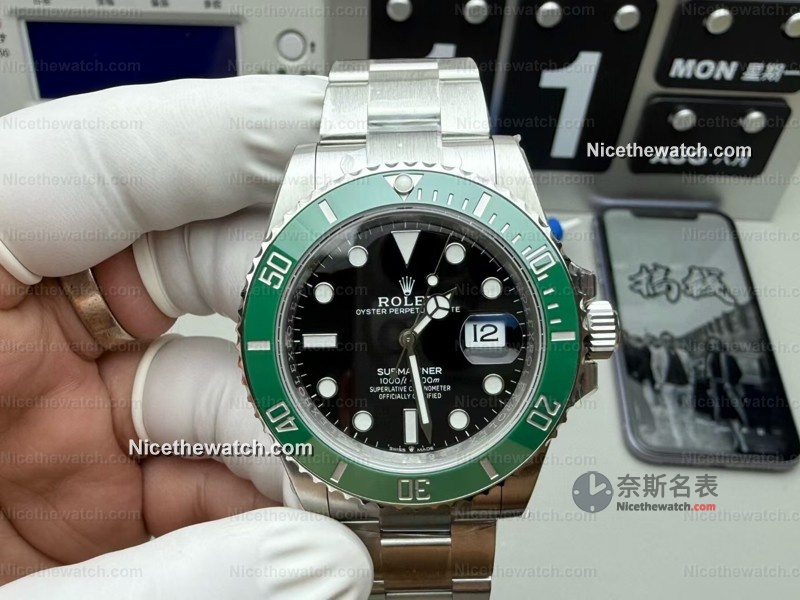 不想花10万买绿水鬼？这款VS厂3235机芯绿水鬼做工惊艳，机芯稳如老狗！ | 奈斯探表