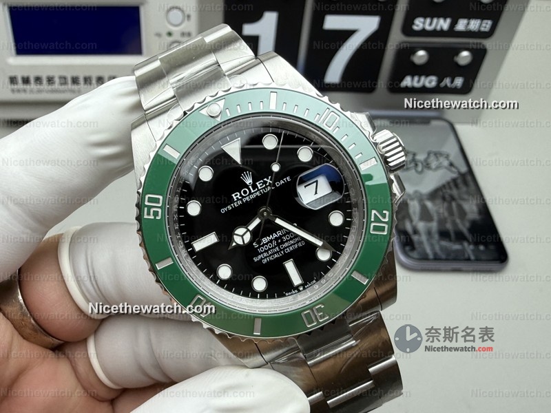 戴上就被追问是不是原装?VS厂41mm绿水鬼细节炸裂,连专柜师傅都看走眼? | 奈斯探表 戴上就被追问是不是原装?VS厂41mm绿水鬼细节炸裂,连专柜师傅都看走眼? | 奈斯探表