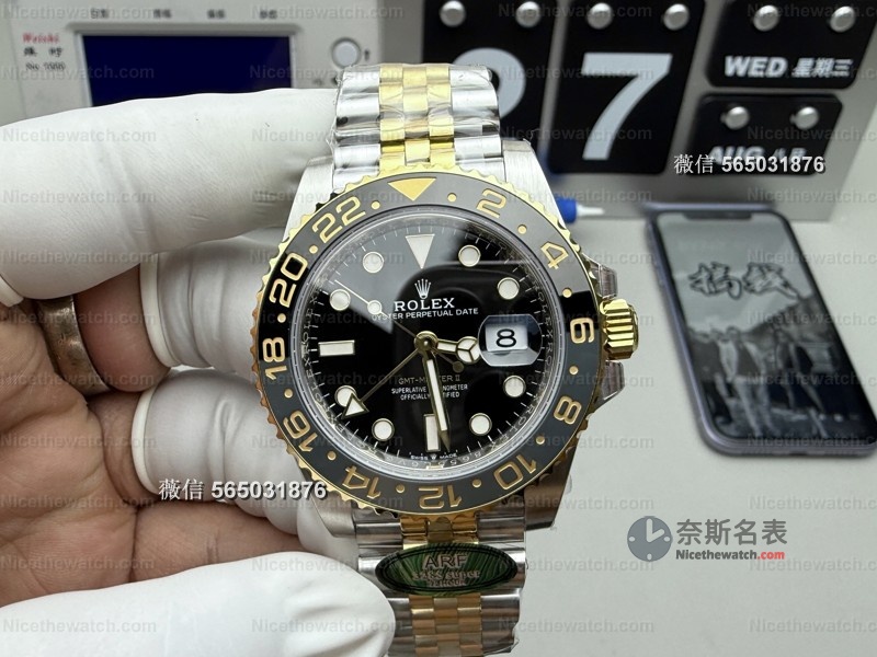 别再买轻飘仿表了!这款ARF间金皮蛋圈做到170克,戴上手才知道什么叫坠手感! | 奈斯探表 别再买轻飘仿表了!这款ARF间金皮蛋圈做到170克,戴上手才知道什么叫坠手感! | 奈斯探表