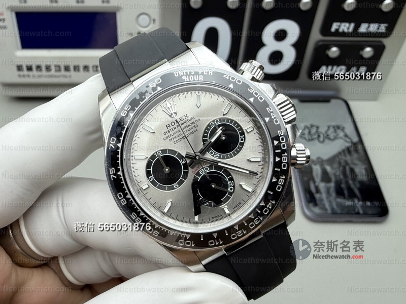 VS又放大招!新款白金迪通拿上线,4131V3机芯+全配重,胶带都带微调? | 奈斯探表 VS又放大招!新款白金迪通拿上线,4131V3机芯+全配重,胶带都带微调? | 奈斯探表