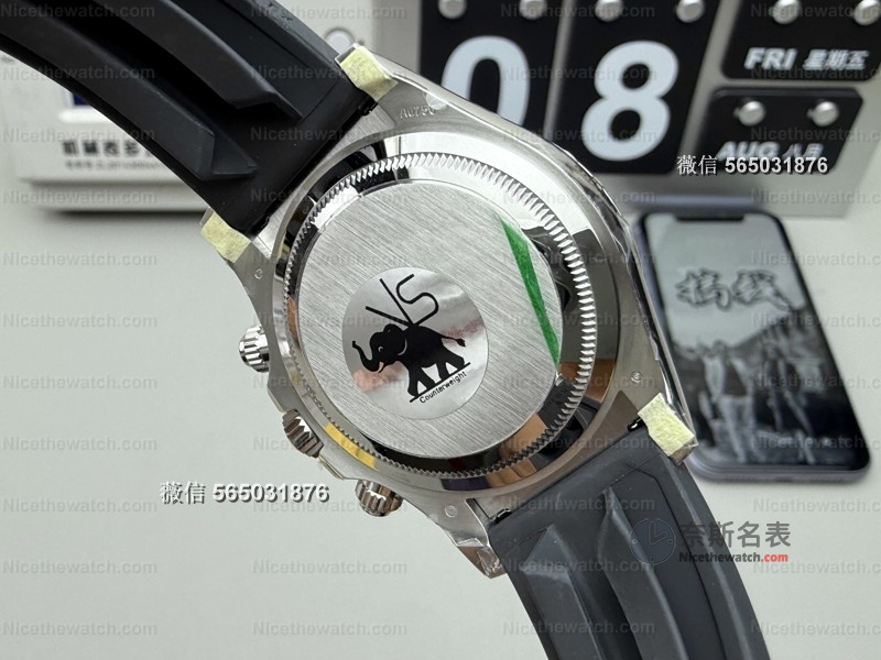 VS又放大招!新款白金迪通拿上线,4131V3机芯+全配重,胶带都带微调? | 奈斯探表 VS又放大招!新款白金迪通拿上线,4131V3机芯+全配重,胶带都带微调? | 奈斯探表
