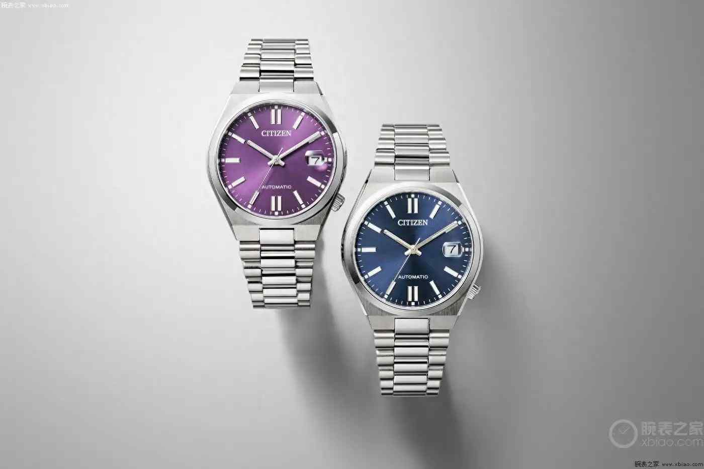 西铁城Tsuyosa新品来袭！37毫米深蓝紫盘复古腕表，2500元秒杀同级 | 奈斯探表