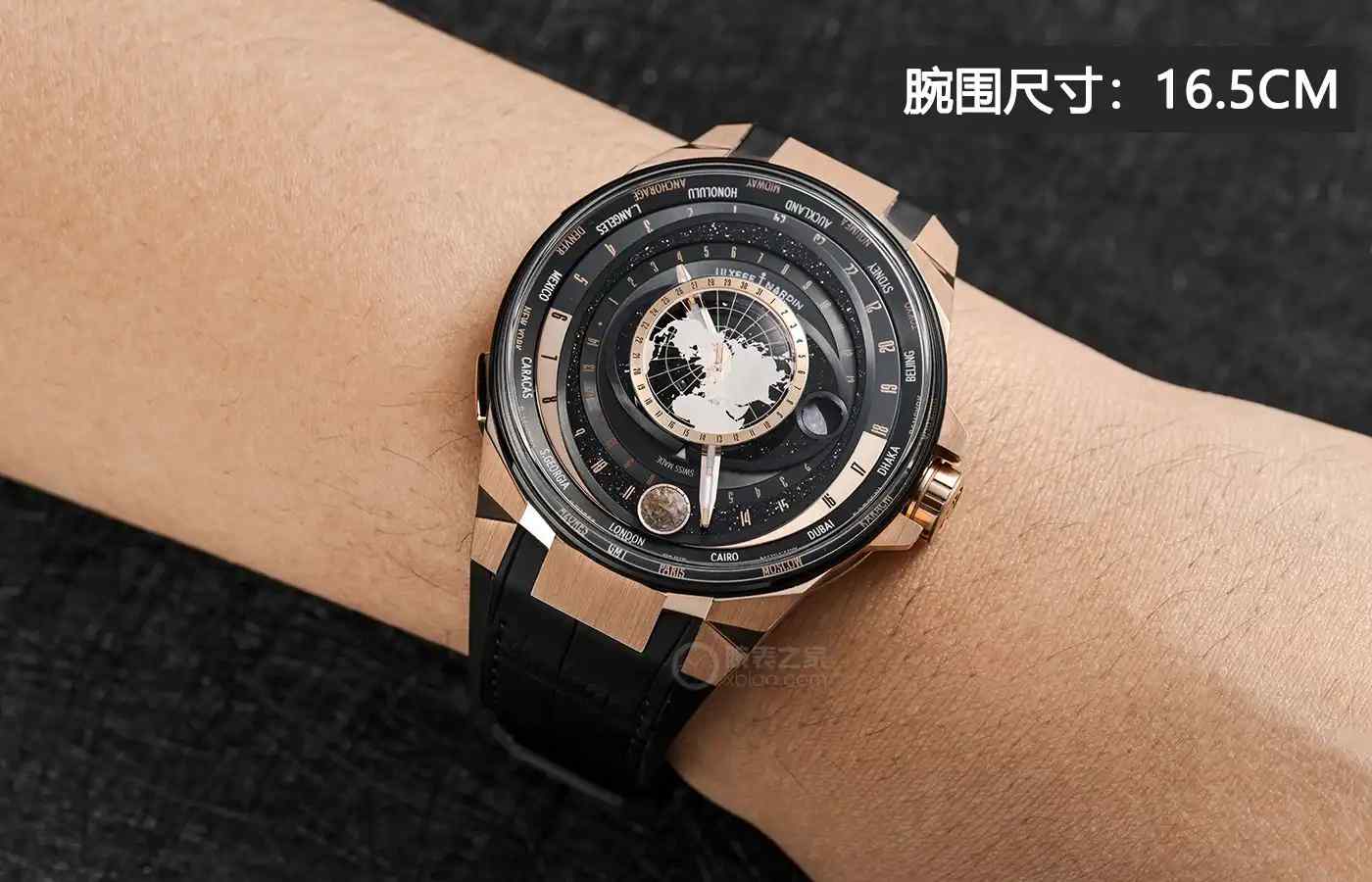 全球仅20枚！雅典玫瑰金月之狂想腕表，把宇宙戴在手腕！ | 奈斯探表