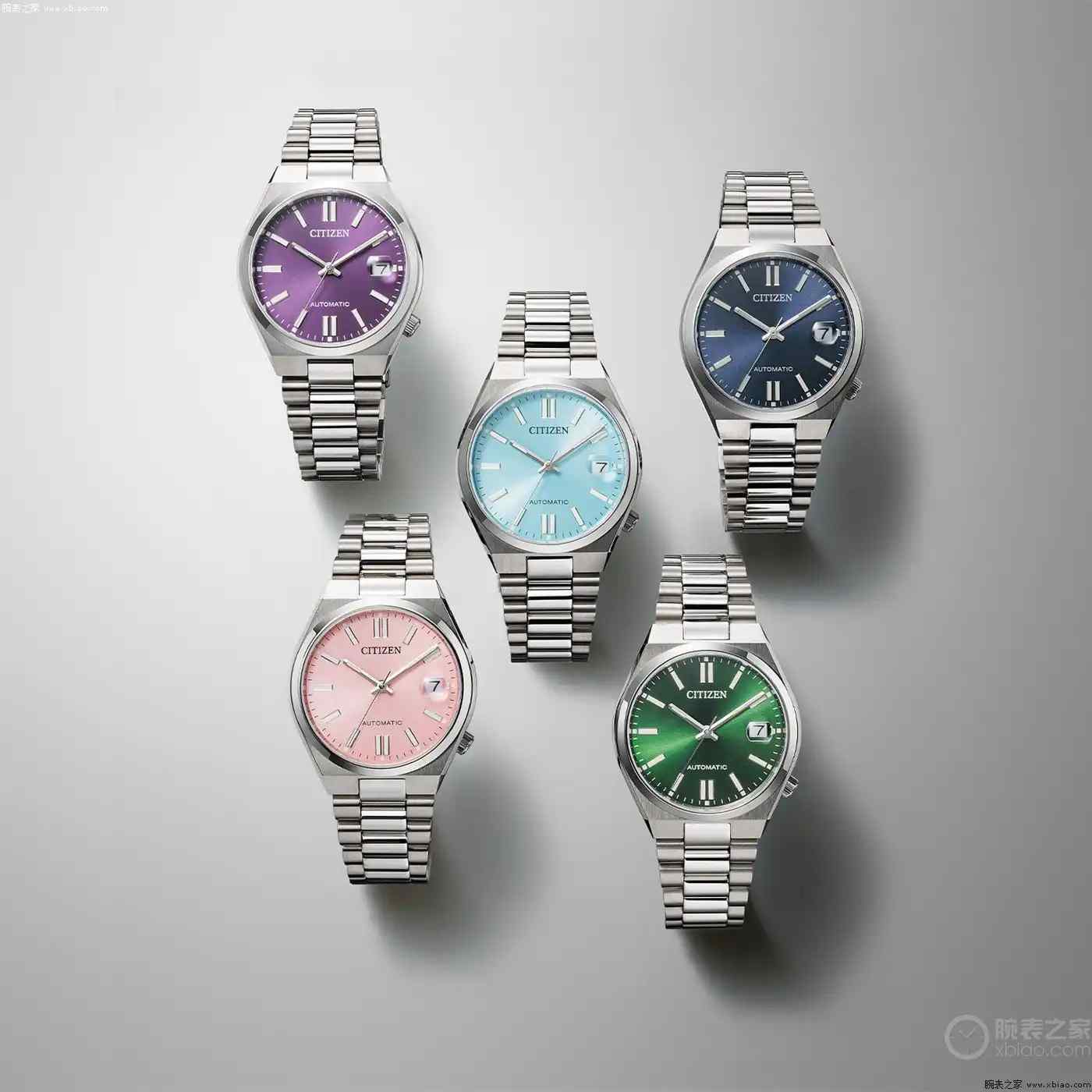 西铁城Tsuyosa新品来袭！37毫米深蓝紫盘复古腕表，2500元秒杀同级 | 奈斯探表