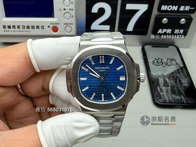 3K厂40周年鹦鹉螺5711实测爆火!324一体机芯+蓝面钻刻+背透神还原,戴出去没人信是复刻? | 奈斯探表 3K厂40周年鹦鹉螺5711实测爆火!324一体机芯+蓝面钻刻+背透神还原,戴出去没人信是复刻? | 奈斯探表