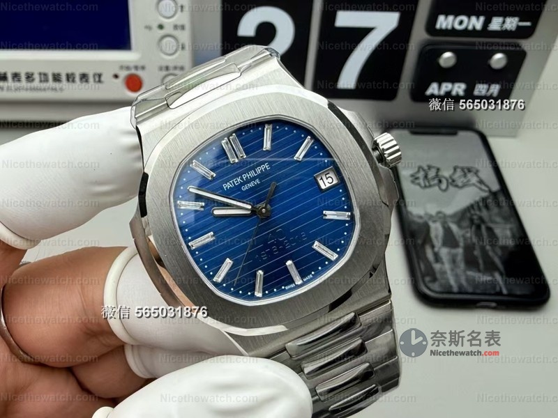 3K厂40周年鹦鹉螺5711实测爆火!324一体机芯+蓝面钻刻+背透神还原,戴出去没人信是复刻? | 奈斯探表 3K厂40周年鹦鹉螺5711实测爆火!324一体机芯+蓝面钻刻+背透神还原,戴出去没人信是复刻? | 奈斯探表