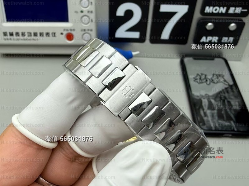 3K厂40周年鹦鹉螺5711实测爆火!324一体机芯+蓝面钻刻+背透神还原,戴出去没人信是复刻? | 奈斯探表 3K厂40周年鹦鹉螺5711实测爆火!324一体机芯+蓝面钻刻+背透神还原,戴出去没人信是复刻? | 奈斯探表