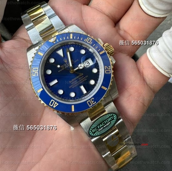 【配重天花板】RC厂间金黑蓝水鬼3135实测:185克真·原装手感,细节拉满闭眼入! | 奈斯探表 【配重天花板】RC厂间金黑蓝水鬼3135实测:185克真·原装手感,细节拉满闭眼入! | 奈斯探表