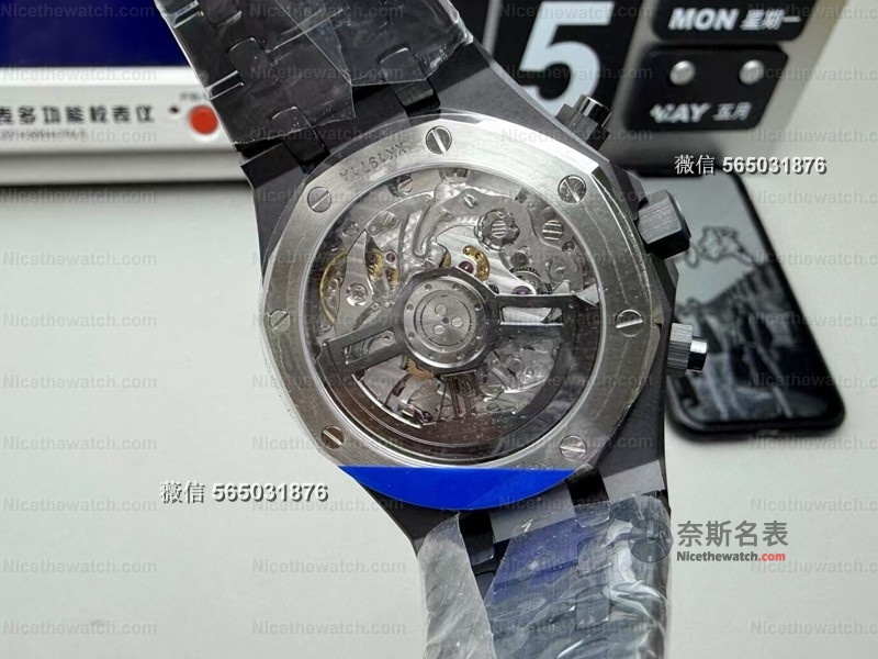 【2025硬核升级】APS皇家橡树26240 V2无卡度一体机实测!飞返计时+全黑陶瓷,机械控看完直呼过瘾! | 奈斯探表 【2025硬核升级】APS皇家橡树26240 V2无卡度一体机实测!飞返计时+全黑陶瓷,机械控看完直呼过瘾! | 奈斯探表