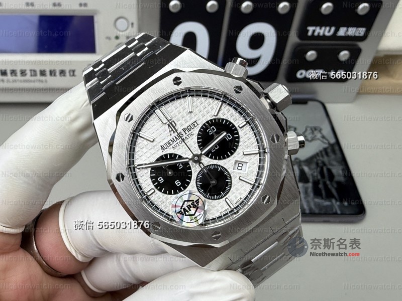 告别7750“高压锅”!APS 26331白熊猫11mm精准复刻,夜光+格纹盘面太绝了! | 奈斯探表 告别7750“高压锅”!APS 26331白熊猫11mm精准复刻,夜光+格纹盘面太绝了! | 奈斯探表
