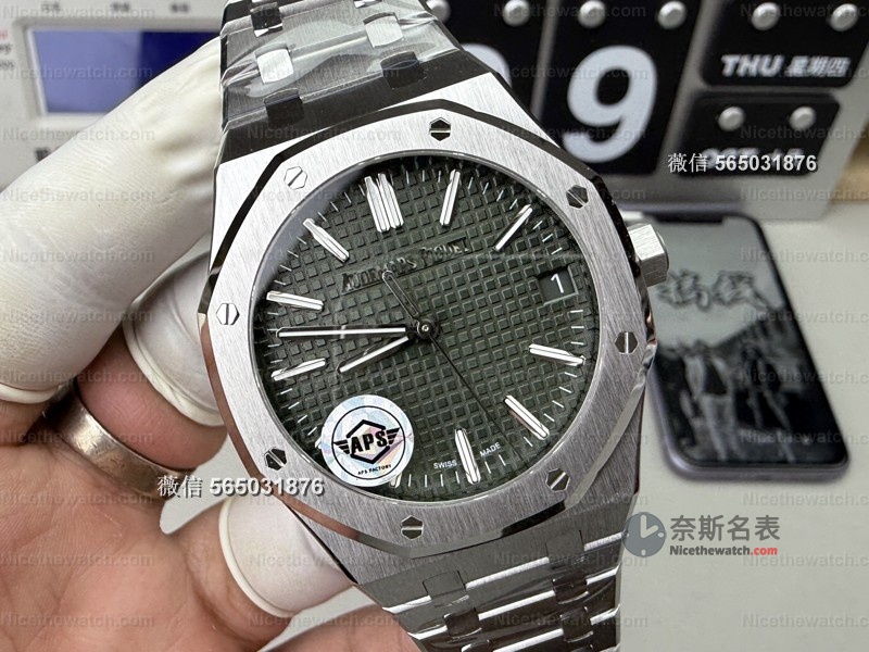 APS厂爱彼15510实测：4302一体机芯真能媲美正品？细节太狠了！ | 奈斯探表