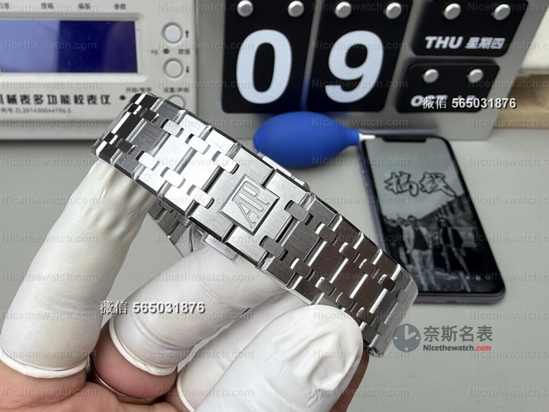 APS厂爱彼15510实测：4302一体机芯真能媲美正品？细节太狠了！ | 奈斯探表