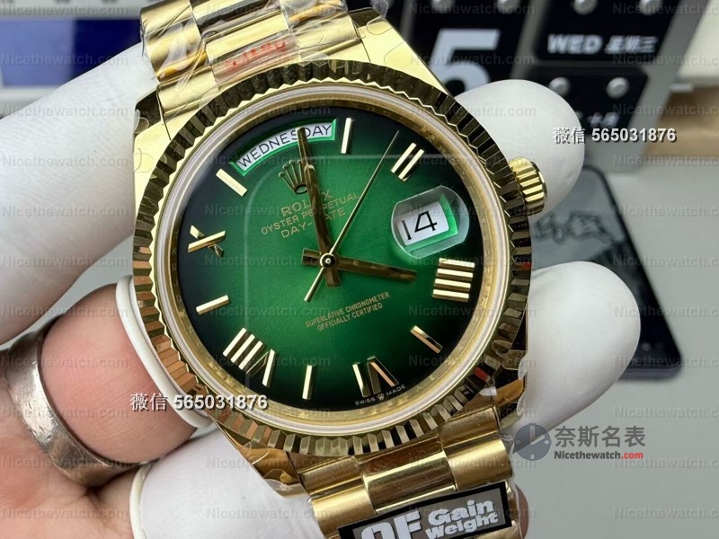 专柜同款沉甸手感!QF新品烟熏绿DD36mm开箱,158克配重告别轻飘飘仿品 | 奈斯探表 专柜同款沉甸手感!QF新品烟熏绿DD36mm开箱,158克配重告别轻飘飘仿品 | 奈斯探表