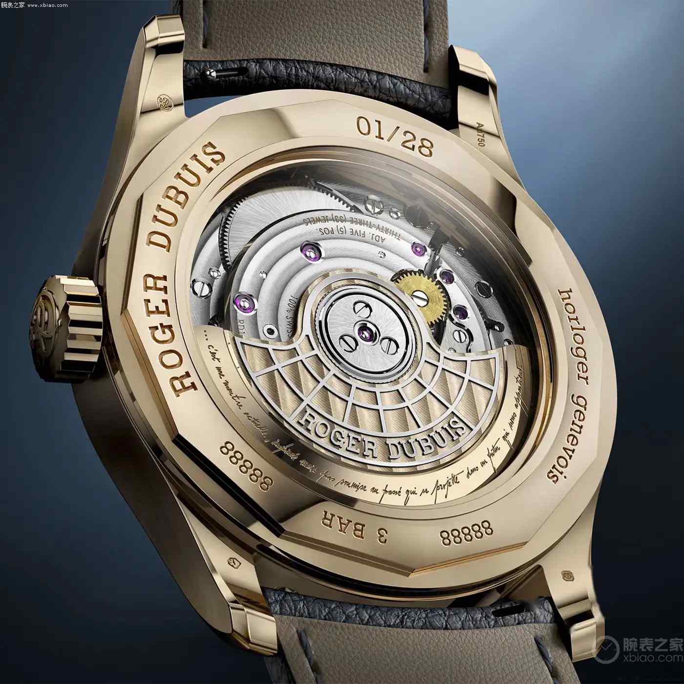 仅28枚!罗杰杜彼30周年双逆跳万年历腕表曝光 藏着创始人童年密码 | 奈斯探表 仅28枚!罗杰杜彼30周年双逆跳万年历腕表曝光 藏着创始人童年密码 | 奈斯探表