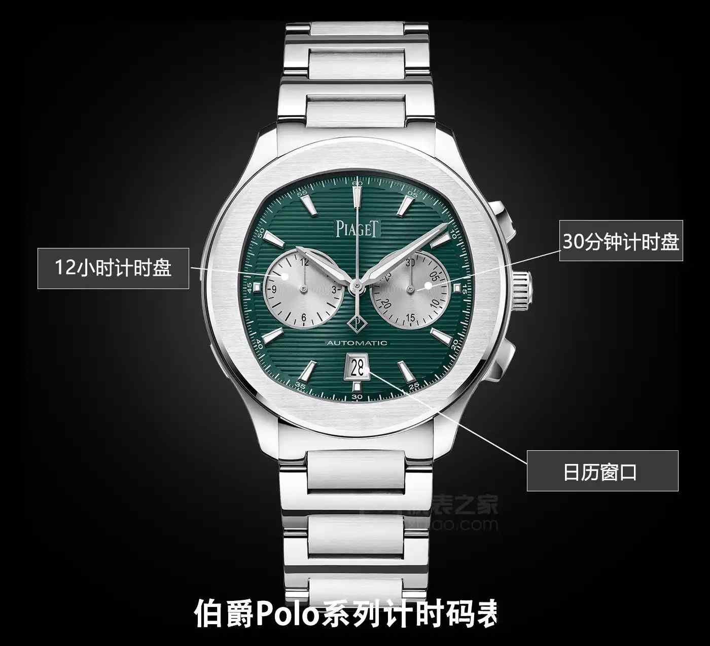 伯爵绿盘计时码表颠覆传统！正装运动双修11.2mm超薄机身引爆职场精英圈 | 奈斯探表