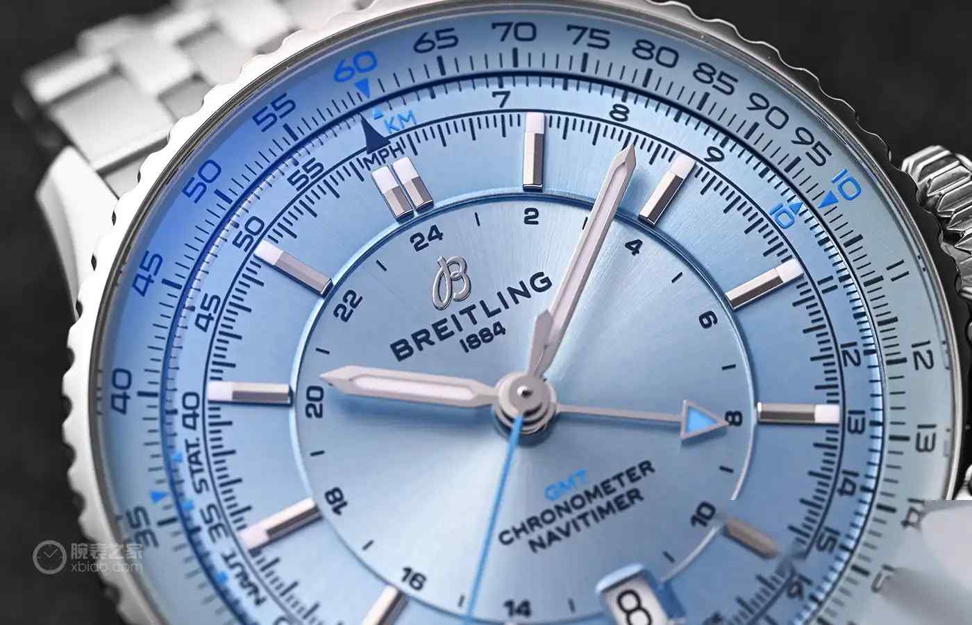 冰蓝盘颠覆传统!百年灵航空计时表41mm完美平衡复古与时尚 | 奈斯探表 冰蓝盘颠覆传统!百年灵航空计时表41mm完美平衡复古与时尚 | 奈斯探表