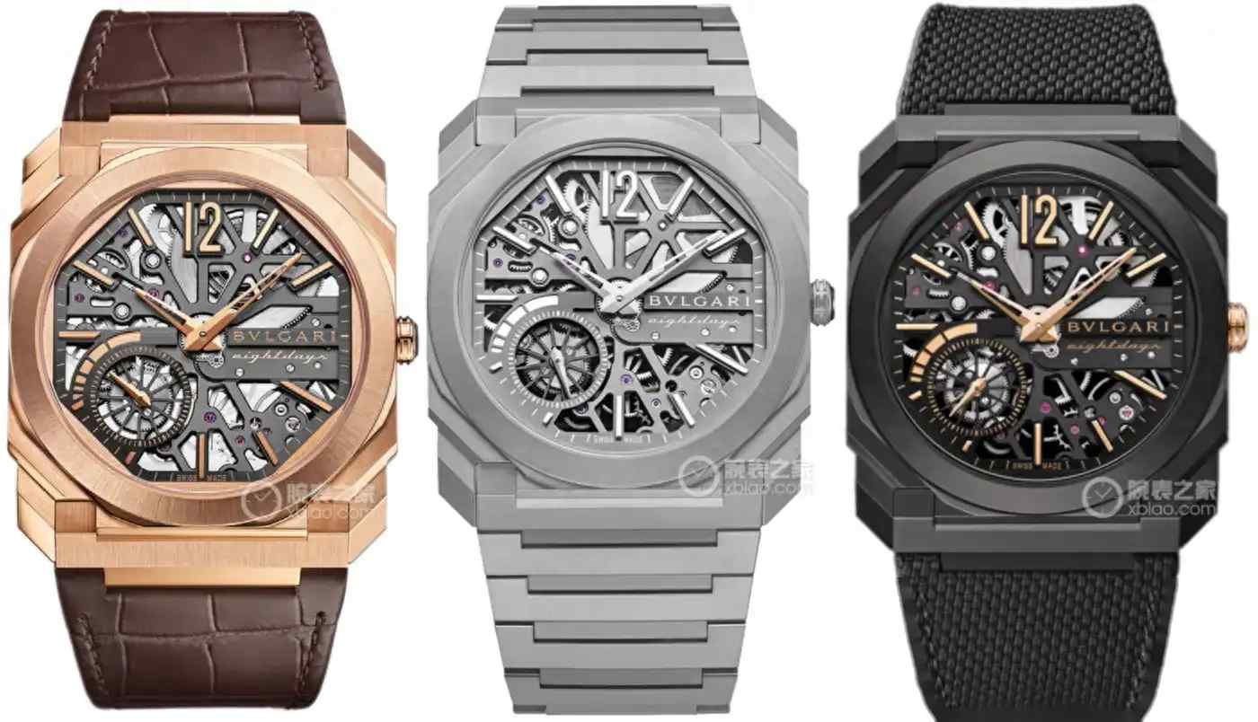 仅5.95mm厚度！宝格丽黑金镂空腕表震撼上市，8天动储颠覆认知 | 奈斯探表