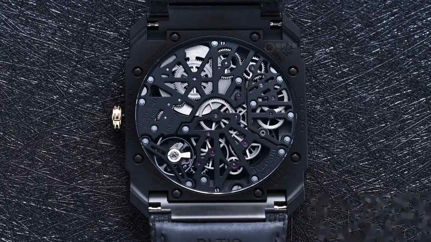 仅5.95mm厚度！宝格丽黑金镂空腕表震撼上市，8天动储颠覆认知 | 奈斯探表