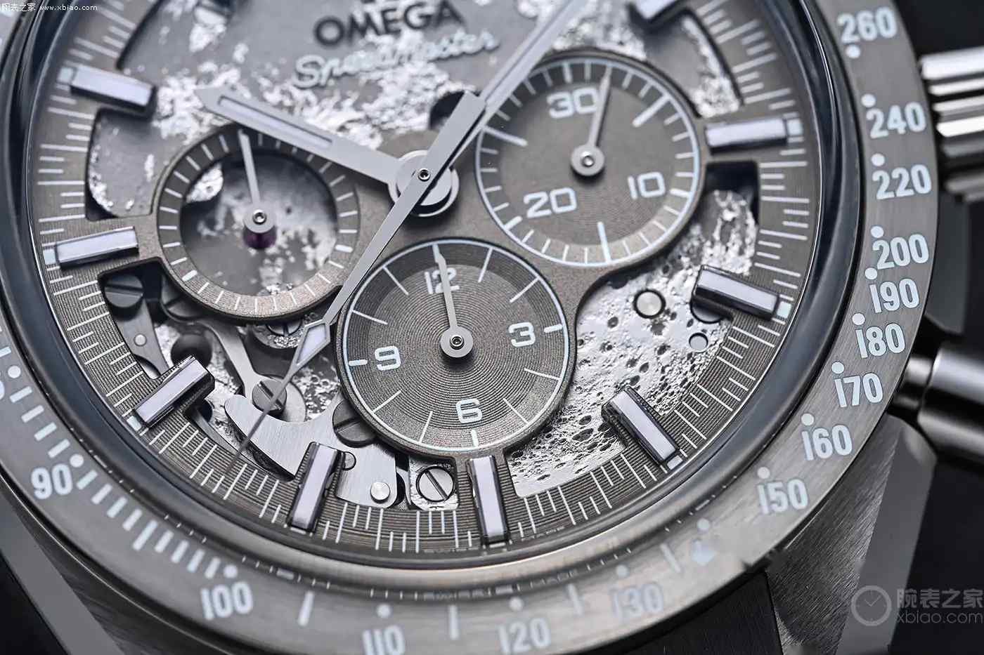 欧米茄超霸皓月之灰震撼上市！激光雕刻月球表盘，再现阿波罗8号传奇 | 奈斯探表