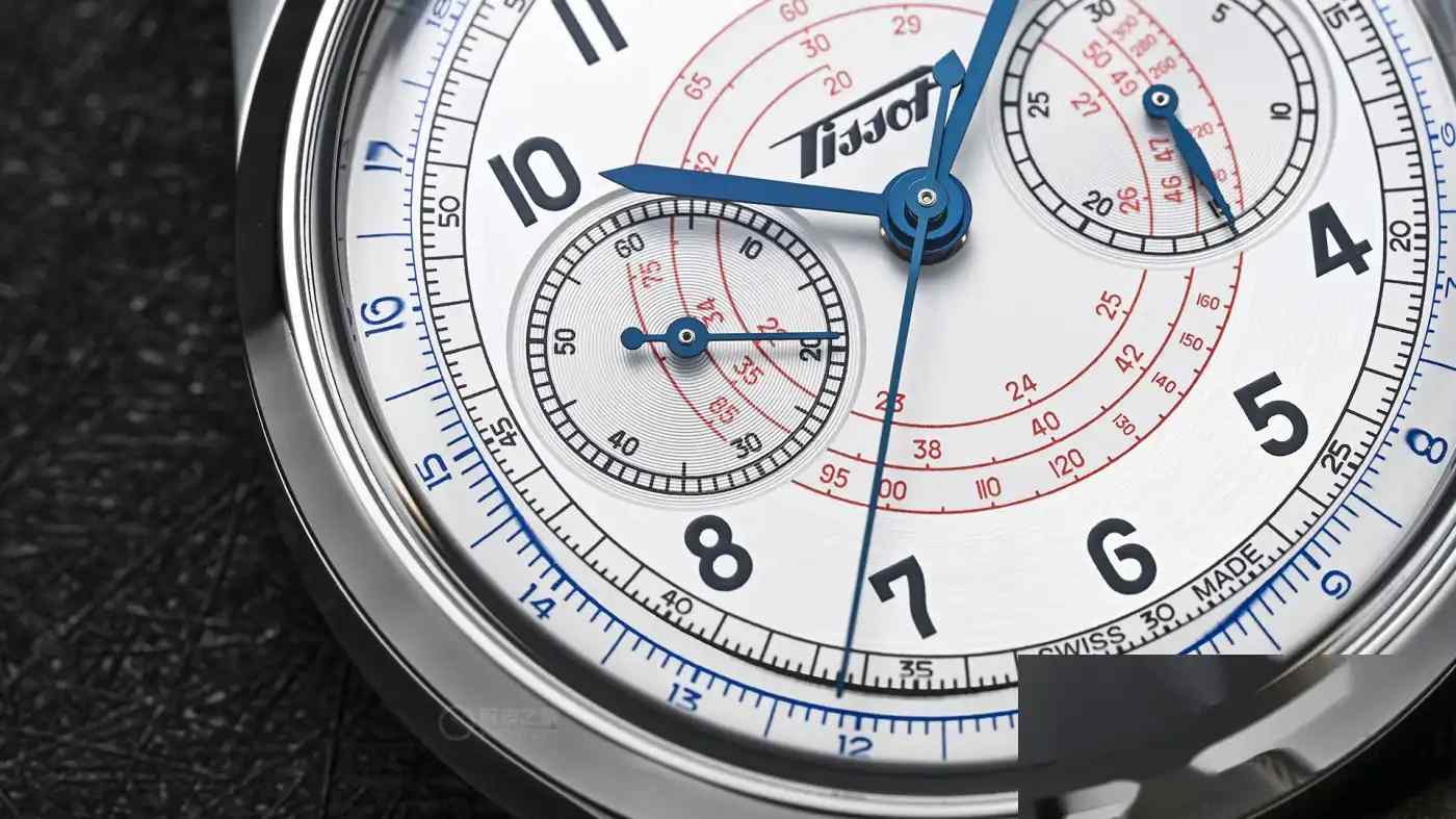 穿越时空的机械浪漫！天梭1938复刻计时码表上市，双刻度盘还原历史经典 | 奈斯探表