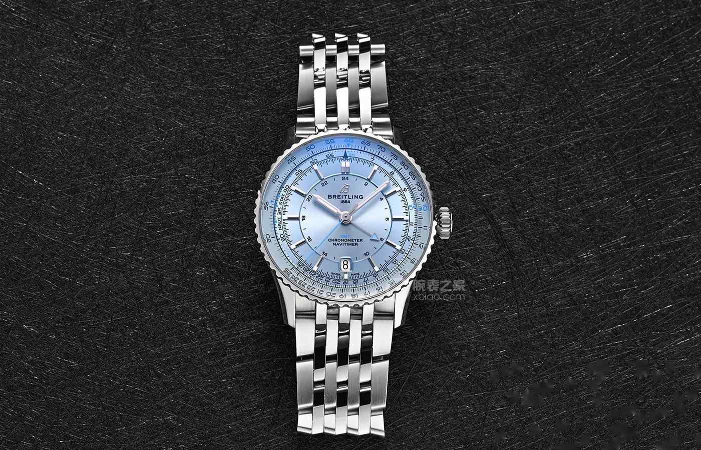 冰蓝盘颠覆传统!百年灵航空计时表41mm完美平衡复古与时尚 | 奈斯探表 冰蓝盘颠覆传统!百年灵航空计时表41mm完美平衡复古与时尚 | 奈斯探表