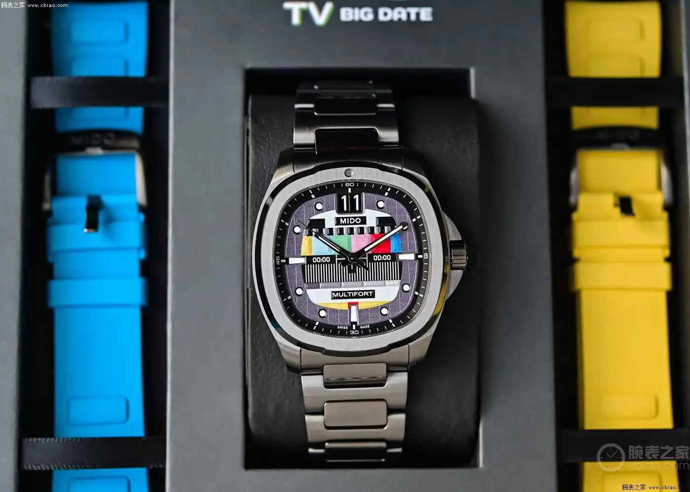 像素美学颠覆传统！美度舵手TV大日历S02特别版 配双色表带仅售千元 | 奈斯探表