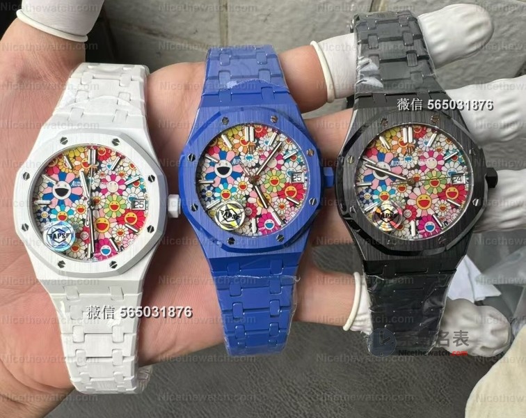 别再只看黑水鬼了!这款APS15500太阳花陶瓷表,戴上秒变街头焦点! | 奈斯探表 别再只看黑水鬼了!这款APS15500太阳花陶瓷表,戴上秒变街头焦点! | 奈斯探表