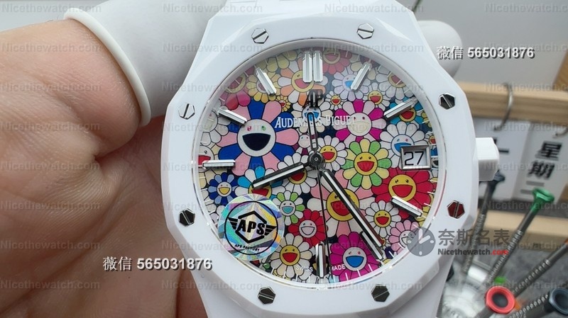 别再只看黑水鬼了!这款APS15500太阳花陶瓷表,戴上秒变街头焦点! | 奈斯探表 别再只看黑水鬼了!这款APS15500太阳花陶瓷表,戴上秒变街头焦点! | 奈斯探表