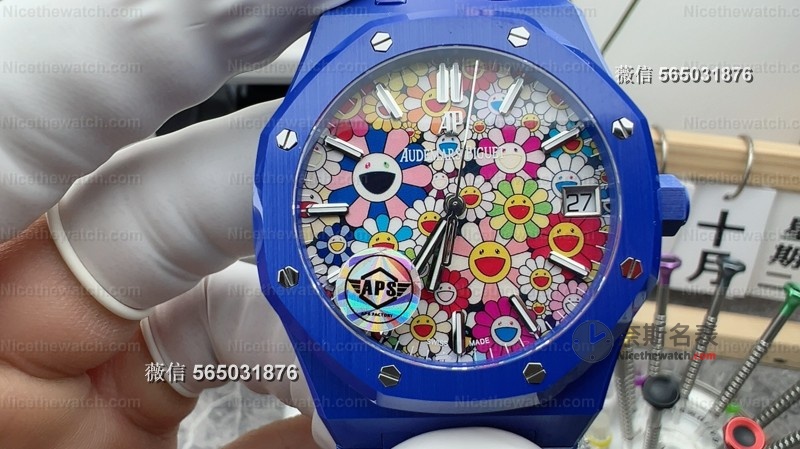 别再只看黑水鬼了!这款APS15500太阳花陶瓷表,戴上秒变街头焦点! | 奈斯探表 别再只看黑水鬼了!这款APS15500太阳花陶瓷表,戴上秒变街头焦点! | 奈斯探表