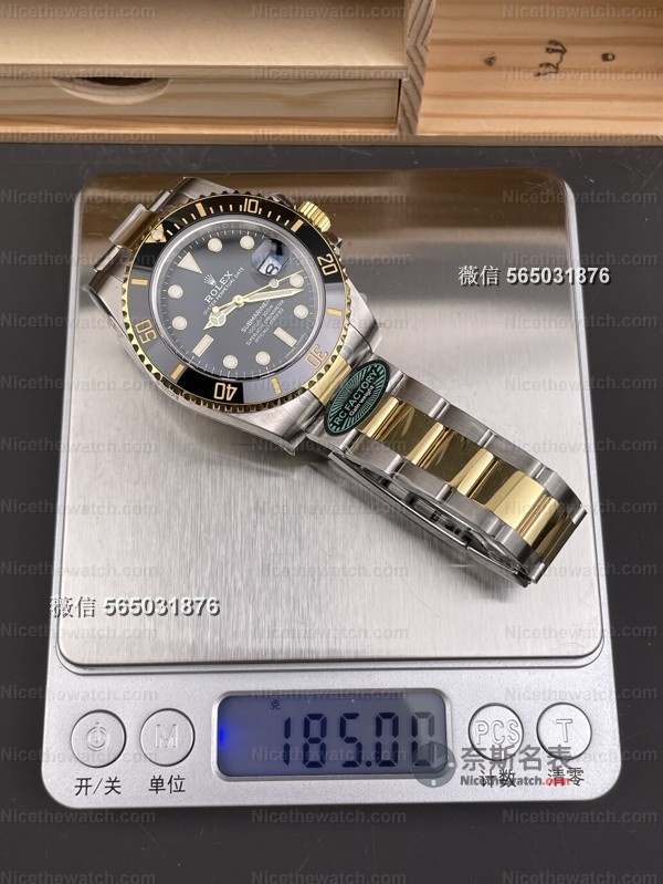 RC新品40mm间金水鬼配重版实测：172克高还原，细节拉满真香了！ | 奈斯探表