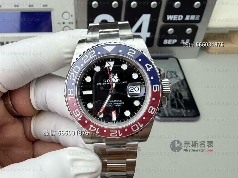 通红圈口+3285机芯！VS V3可乐圈三珠板链实测，细节拉满闭眼入！ | 奈斯探表