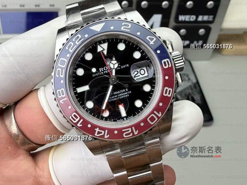 通红圈口+3285机芯！VS V3可乐圈三珠板链实测，细节拉满闭眼入！ | 奈斯探表