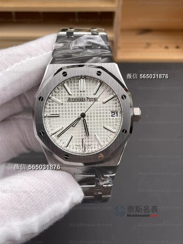 戴上就被问价格！我的DDF爱彼15510ST白盘复刻表真实体验太惊艳 | 奈斯探表