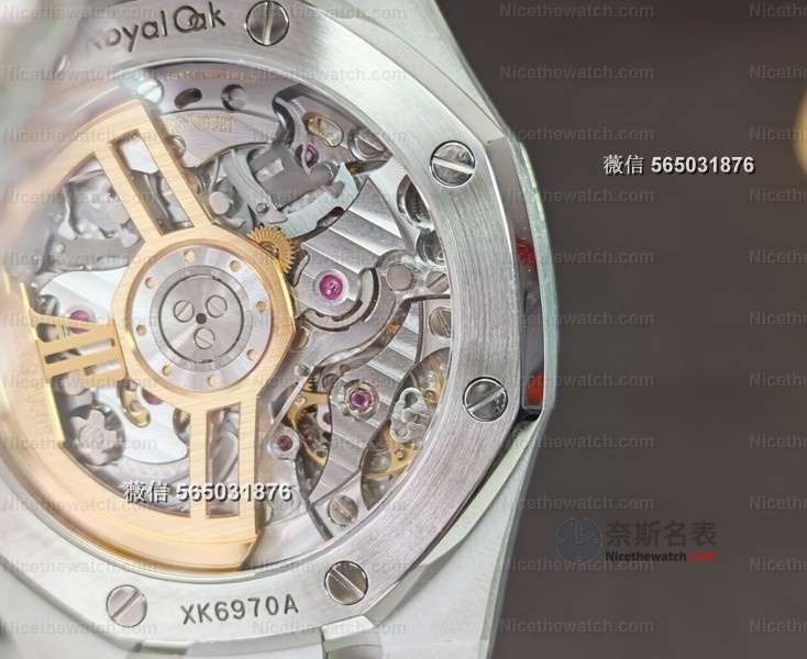 拆开APS厂26240 V2无卡度后我惊了:国产复刻居然真做出了无卡度砝码摆轮! | 奈斯探表 拆开APS厂26240 V2无卡度后我惊了:国产复刻居然真做出了无卡度砝码摆轮! | 奈斯探表