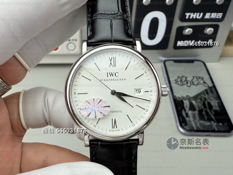 为了选一款靠谱的万国柏涛菲诺，我对比了MKS和正品，结果出乎意料 | 奈斯探表