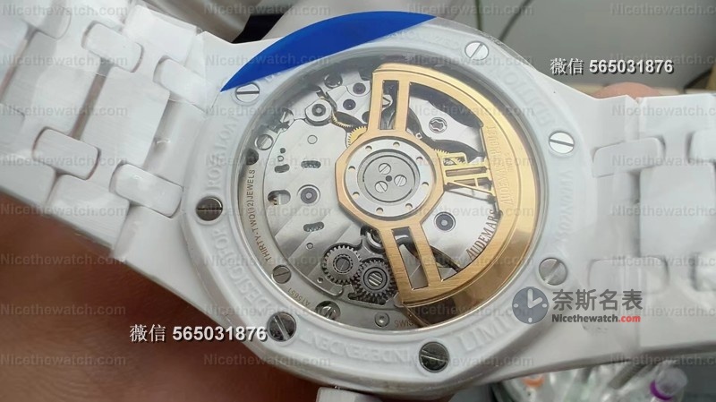 全陶瓷也能高度还原?APS厂爱彼15500白陶瓷实测:轻如羽毛,硬如磐石! | 奈斯探表 全陶瓷也能高度还原?APS厂爱彼15500白陶瓷实测:轻如羽毛,硬如磐石! | 奈斯探表