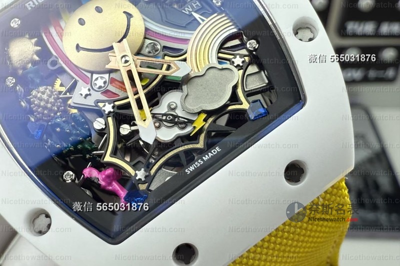 在私人钟表沙龙近距离看RM88 Smiley：这不是表，是戴在手腕上的快乐童话 | 奈斯探表