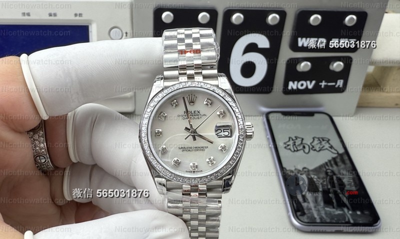 戴上GS厂劳力士日志31mm后，我终于找到了“平替”女表的最优解 | 奈斯探表