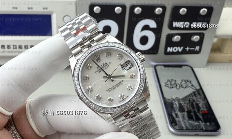 戴上GS厂劳力士日志31mm后，我终于找到了“平替”女表的最优解 | 奈斯探表