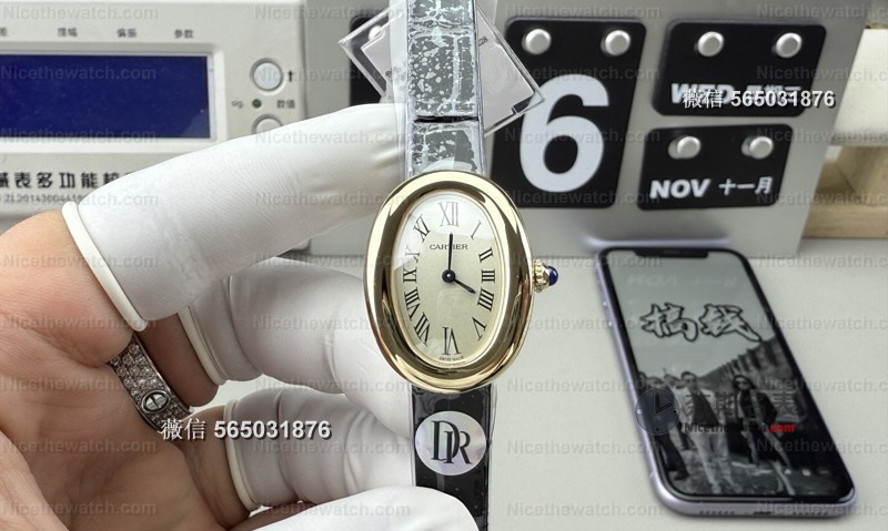 小众高级感拉满！DR厂卡地亚浴缸WJBA0031复刻表实测：小众经典，优雅与个性的完美平衡 | 奈斯探表
